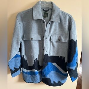 Wild Fable Oversized Landscape Shacket